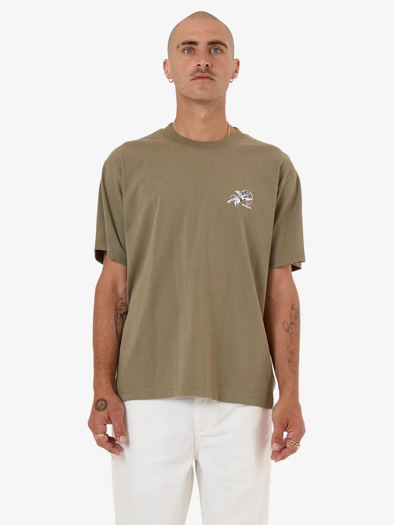 Worship Supplie Cherub Tee - Kelp