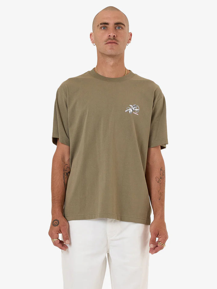 Worship Supplie Cherub Tee - Kelp