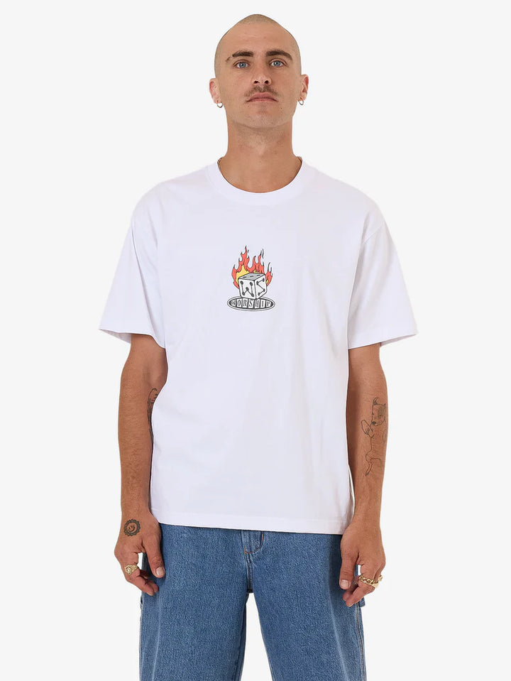 Worship Supplies Snake Eyes Tee - White
