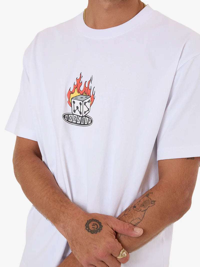 Worship Supplies Snake Eyes Tee - White