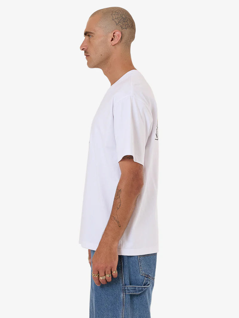 Worship Supplies Snake Eyes Tee - White
