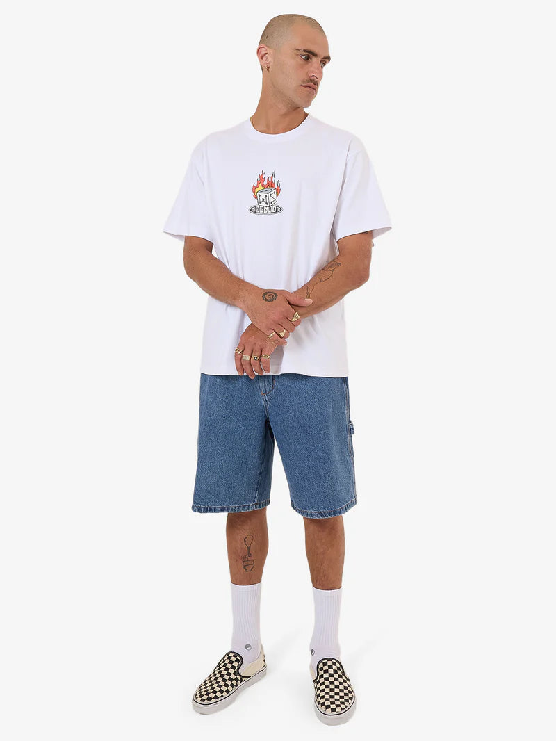 Worship Supplies Snake Eyes Tee - White