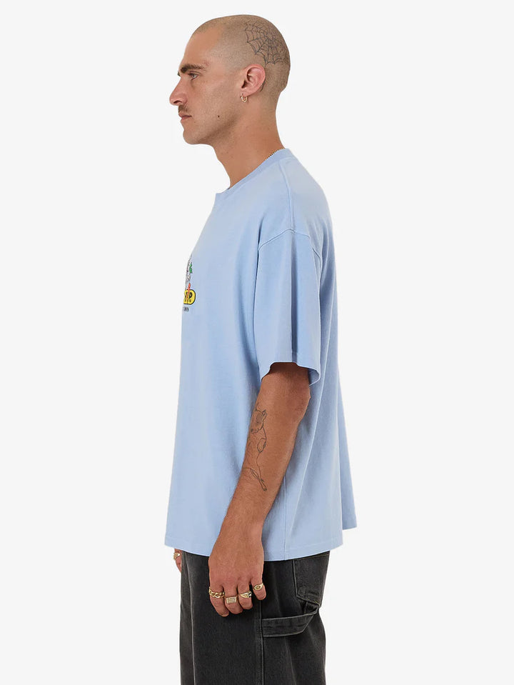 Worship Supplies Home Grown Oversized Tee - Bell Air Blue