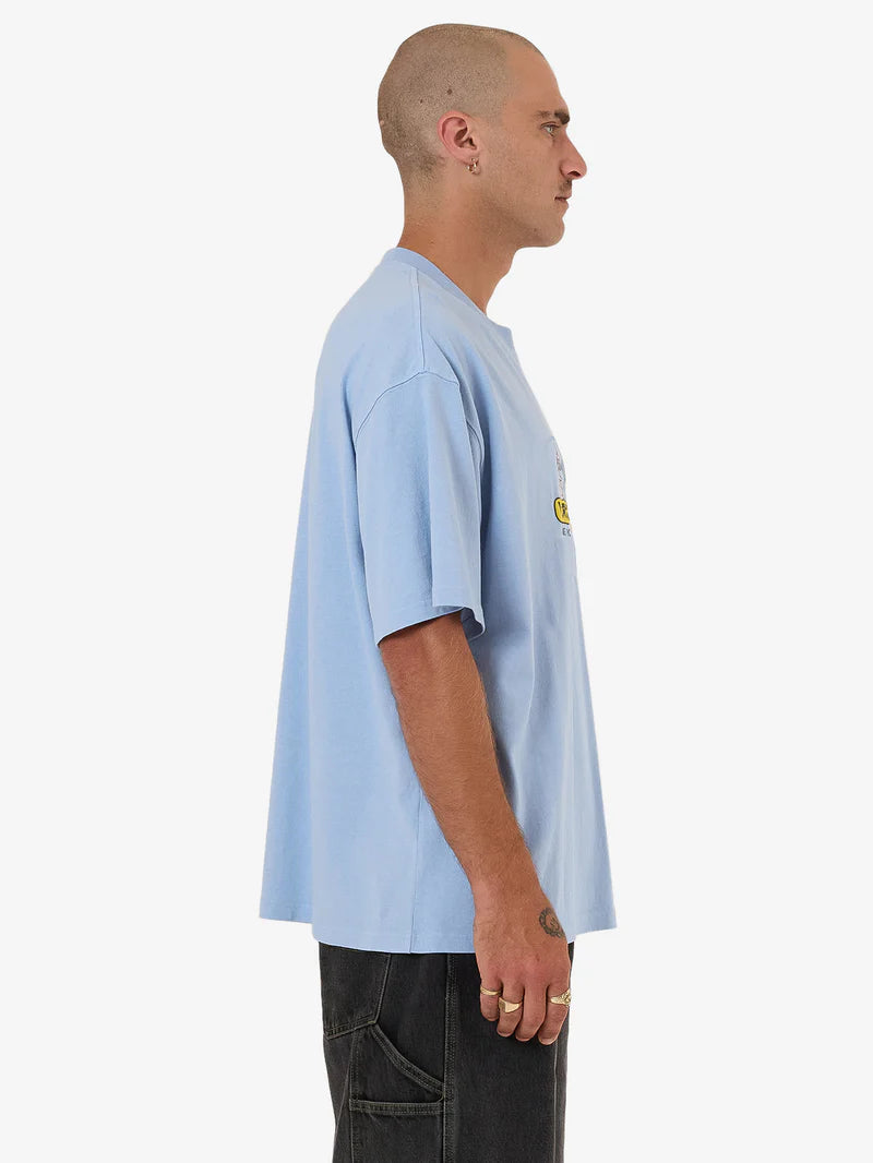 Worship Supplies Home Grown Oversized Tee - Bell Air Blue