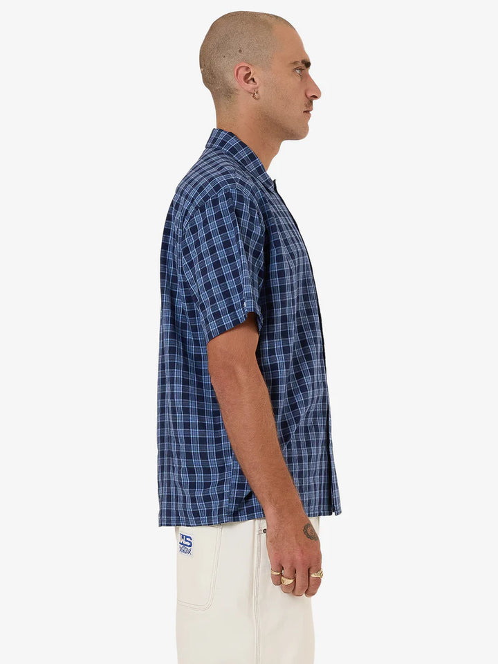 Worship Supplies Removal Short Sleeve Shirt - Bell Air Blue