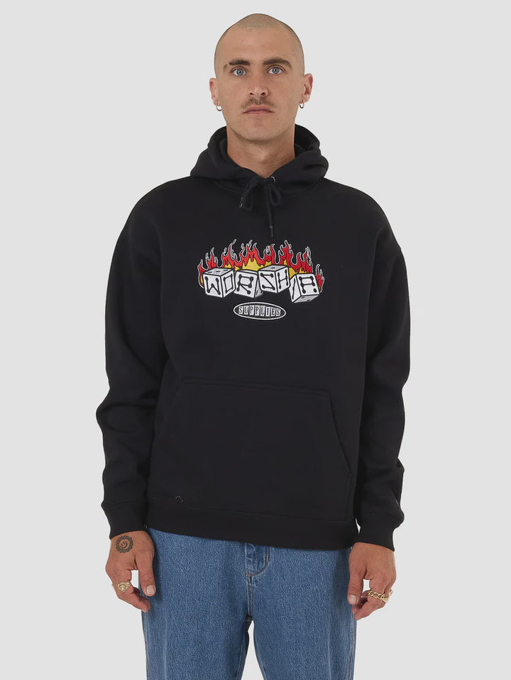 Worship Supplies Snake Eyes Pull Over Hood - Black