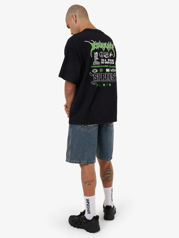 Worship Supplies Logorama Big Dawg Denim Jean Short - Odyssey
