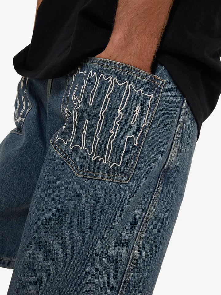 Worship Supplies Logorama Big Dawg Denim Jean Short - Odyssey