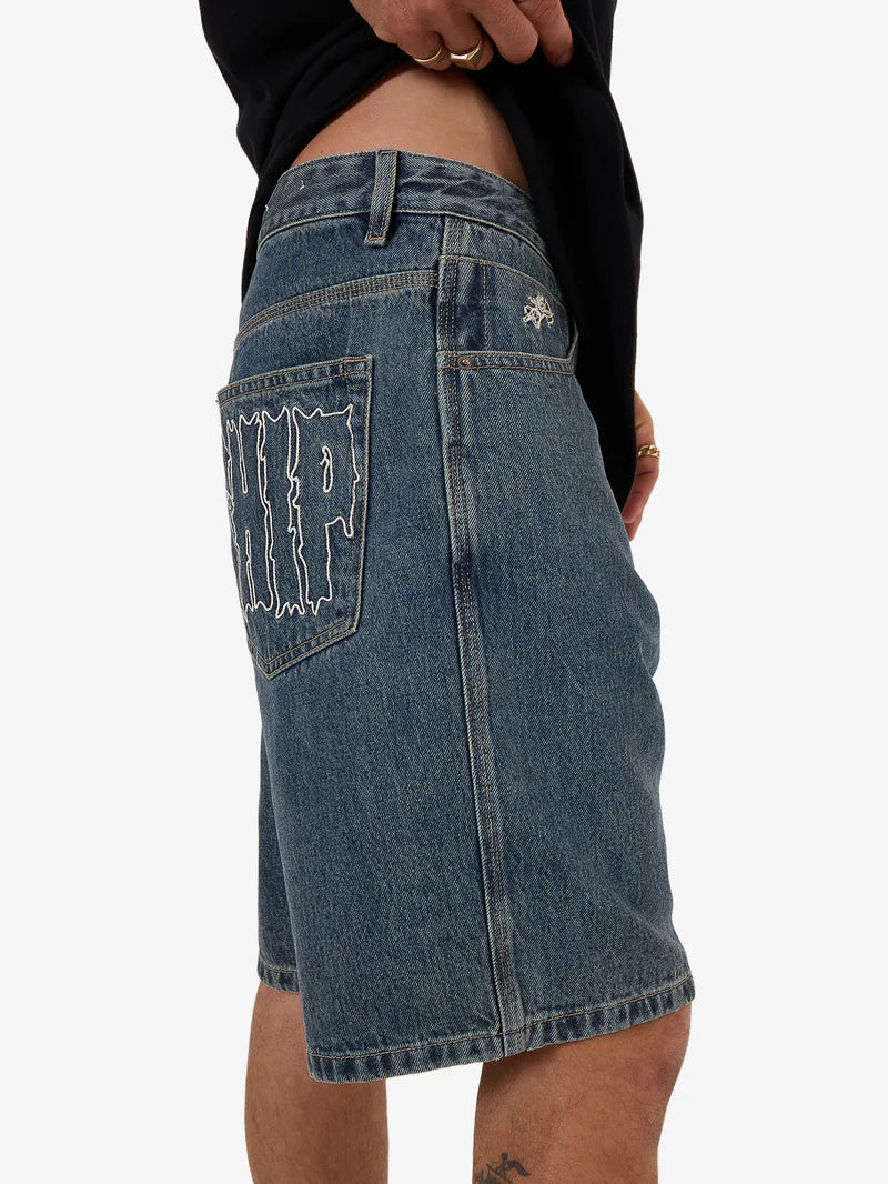 Worship Supplies Logorama Big Dawg Denim Jean Short - Odyssey