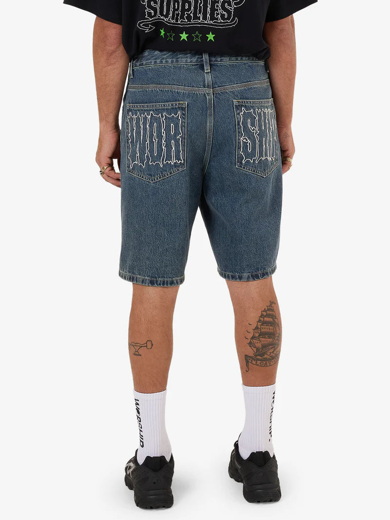 Worship Supplies Logorama Big Dawg Denim Jean Short - Odyssey