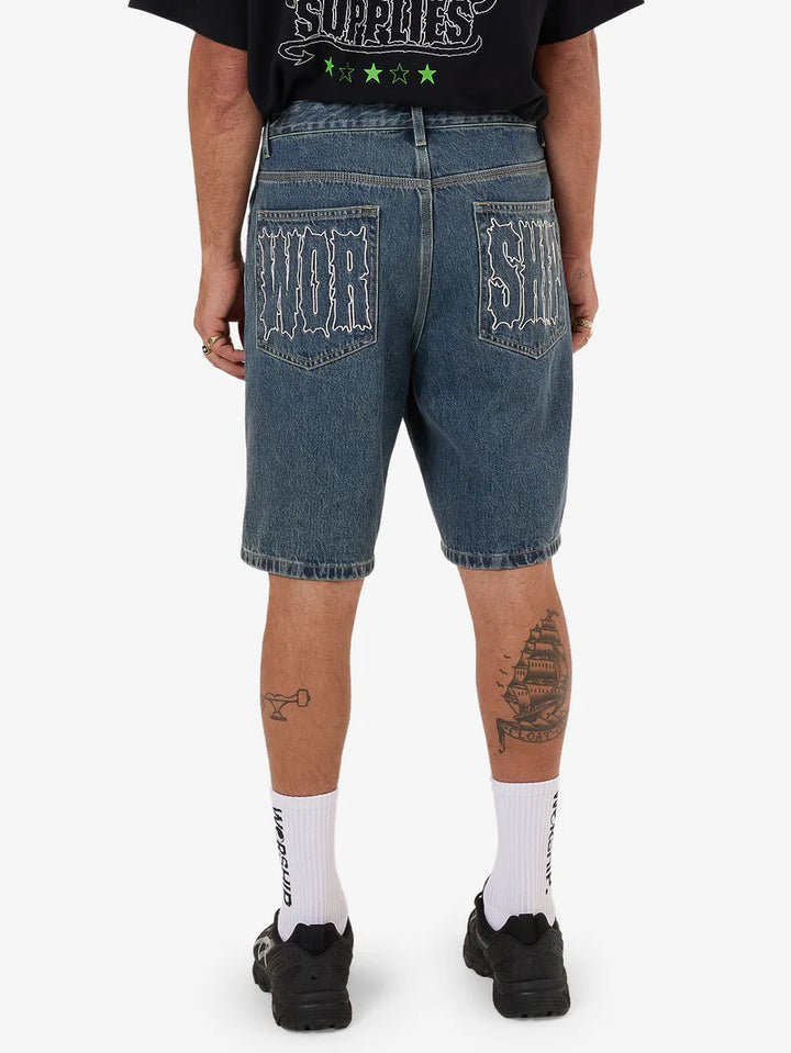 Worship Supplies Logorama Big Dawg Denim Jean Short - Odyssey