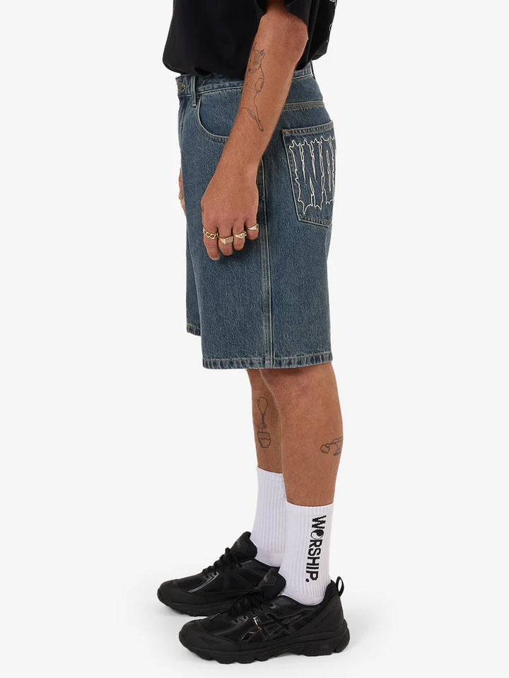 Worship Supplies Logorama Big Dawg Denim Jean Short - Odyssey