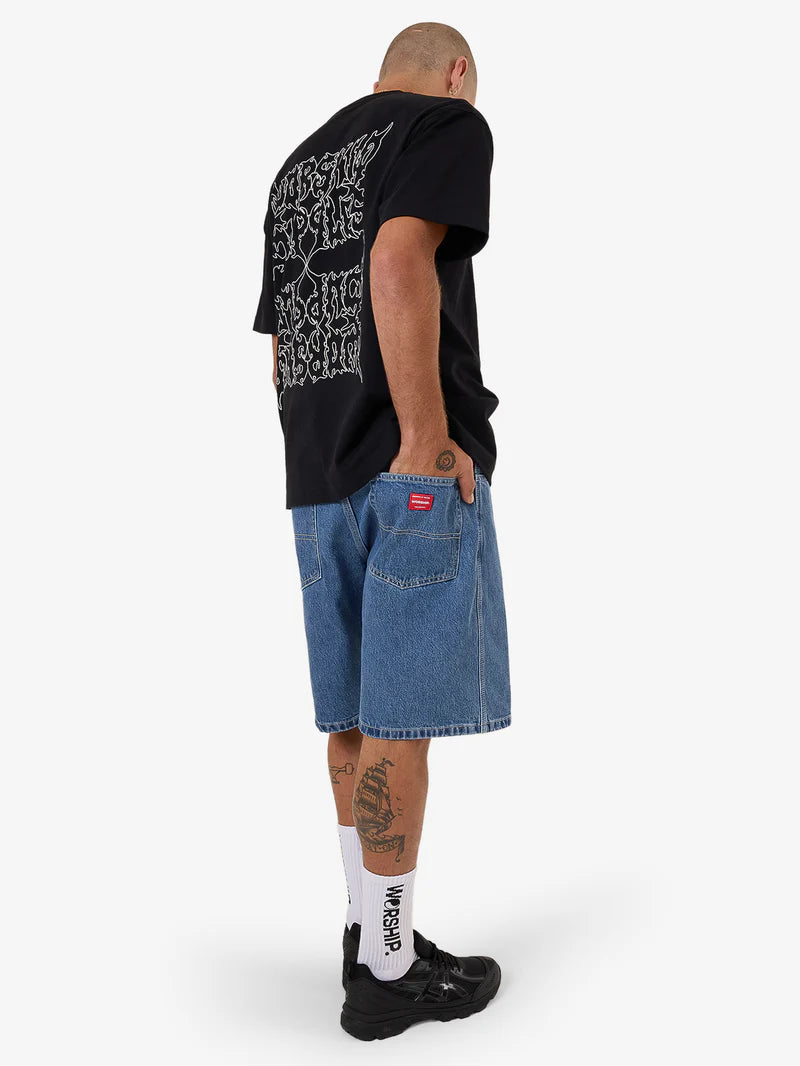 Worship Supplies Big Dawg Jean Short - Sky High Blue