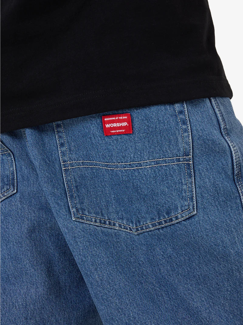 Worship Supplies Big Dawg Jean Short - Sky High Blue