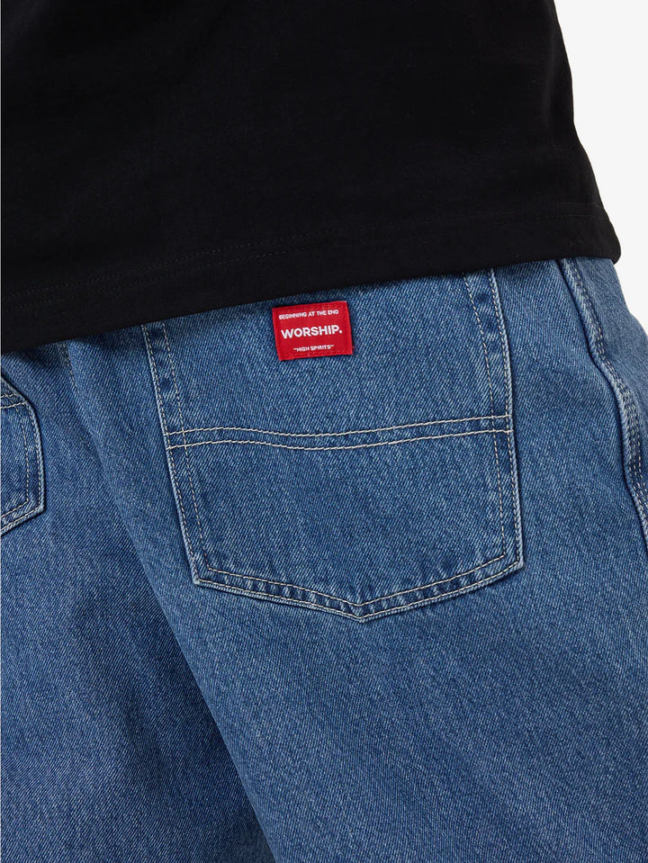 Worship Supplies Big Dawg Jean Short - Sky High Blue