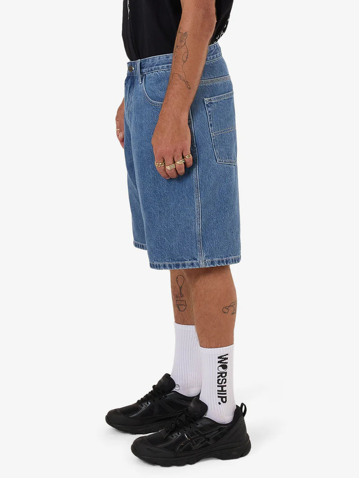 Worship Supplies Big Dawg Jean Short - Sky High Blue
