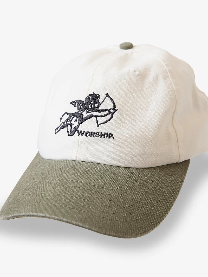 Worship Supplies Cherub Cord Hat - Cream/Sage