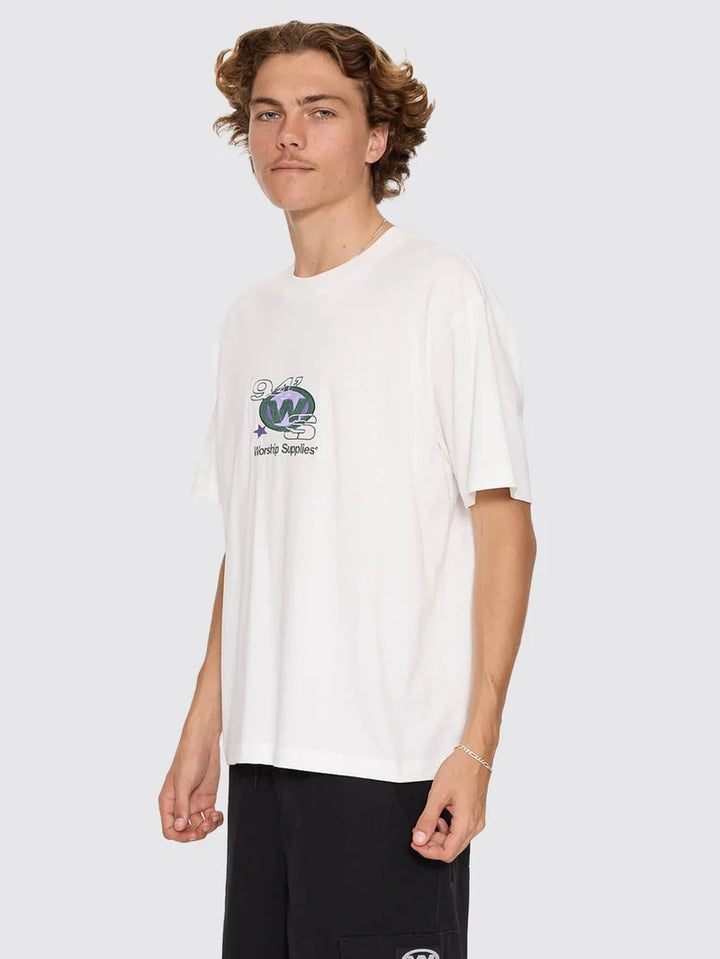 Worship Supplies Topper Tee - Coconut Milk