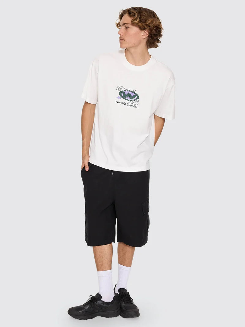 Worship Supplies Topper Tee - Coconut Milk