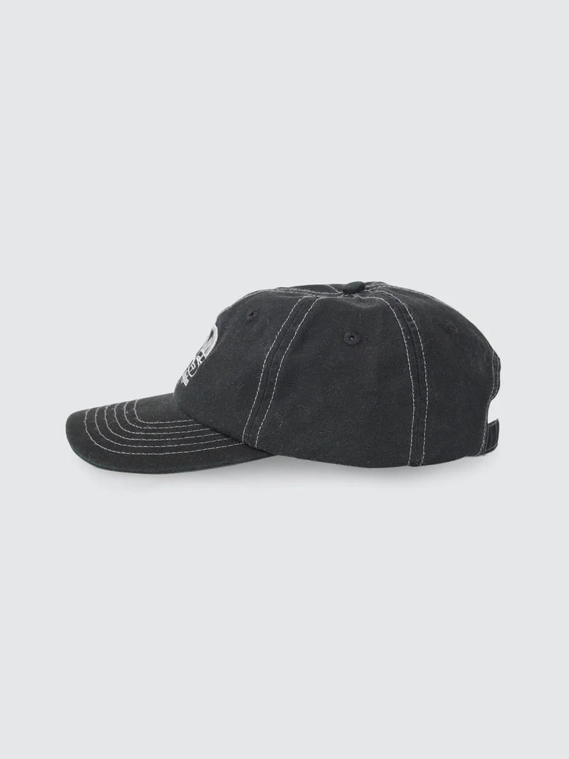 Worship Supplies Topper 6 Panel Hat - Washed Black