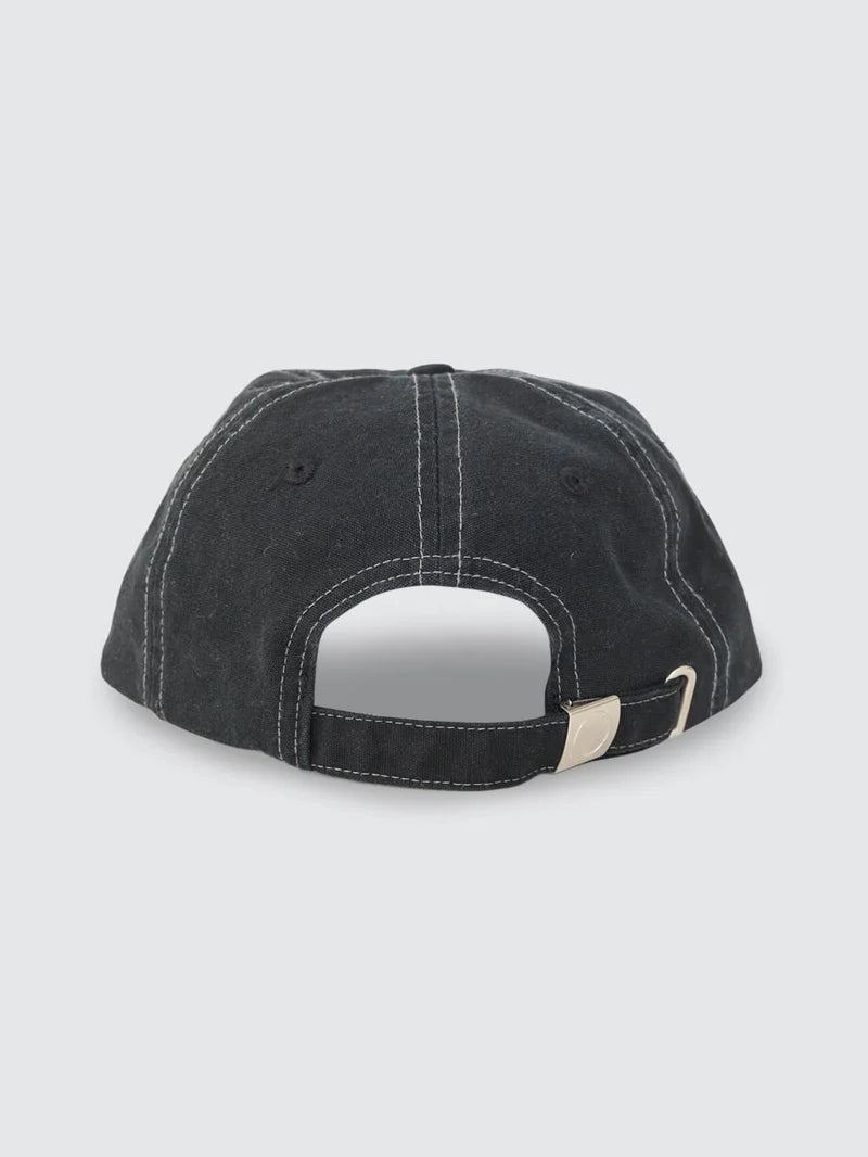 Worship Supplies Topper 6 Panel Hat - Washed Black