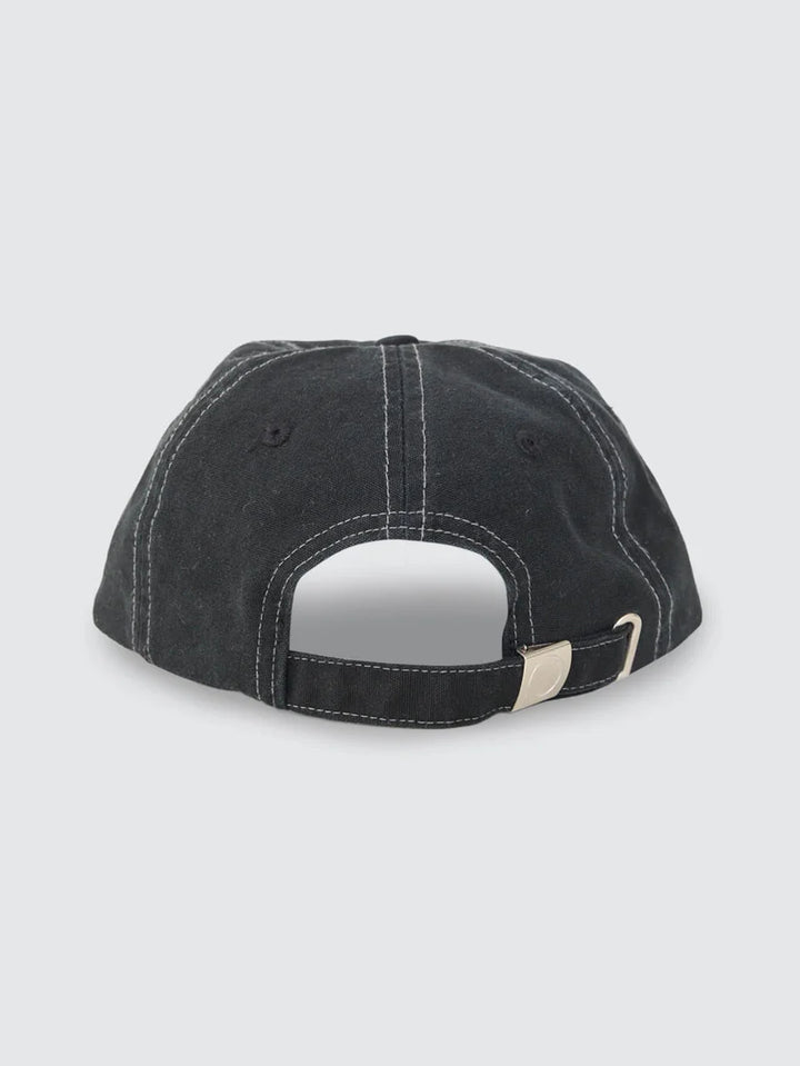 Worship Supplies Topper 6 Panel Hat - Washed Black