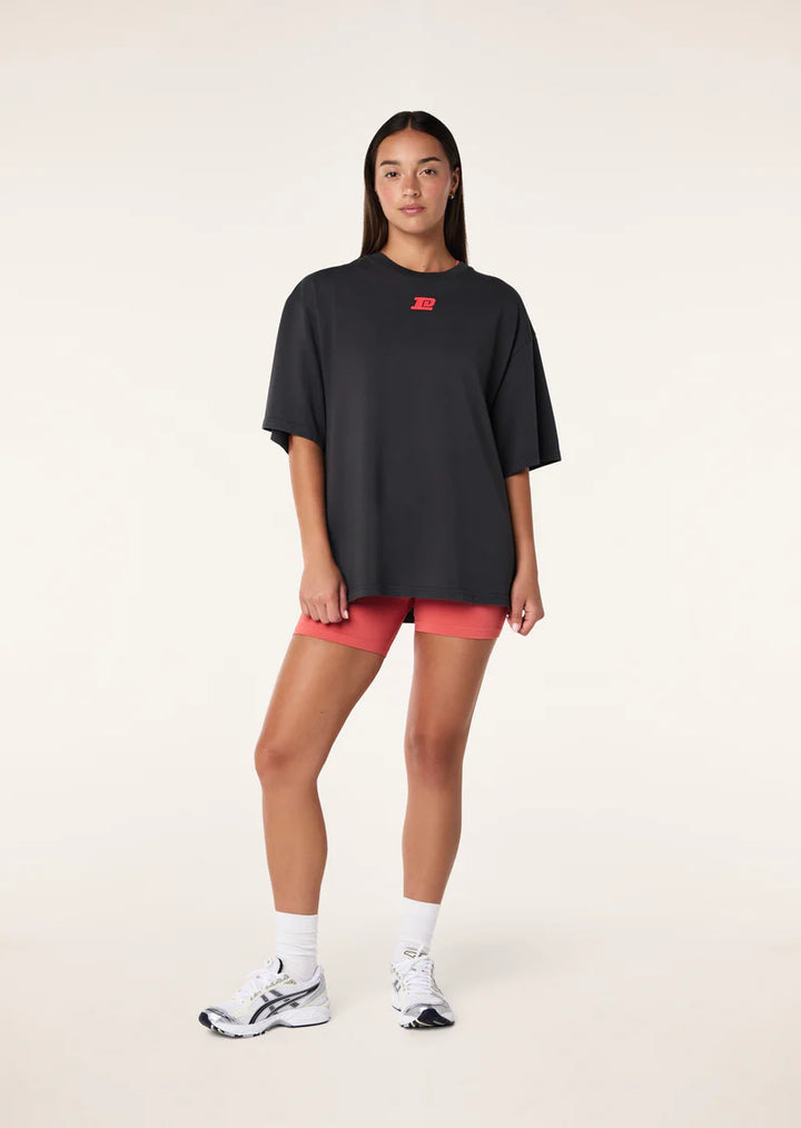 P.E Nation Playfield Tee - Washed Black