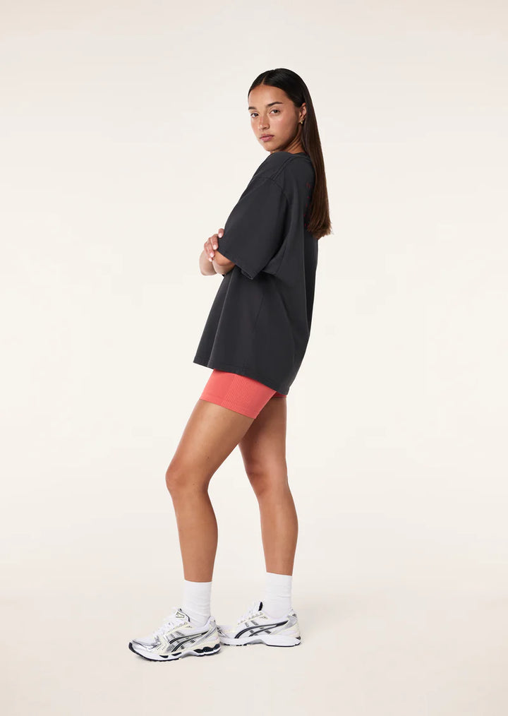 P.E Nation Playfield Tee - Washed Black