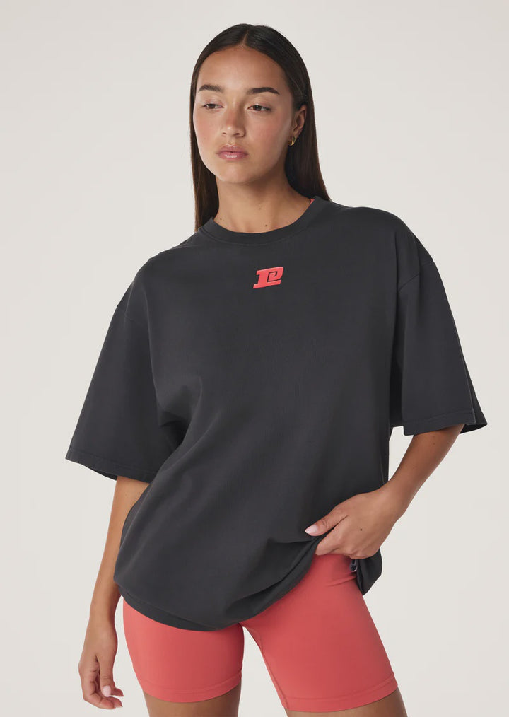 P.E Nation Playfield Tee - Washed Black