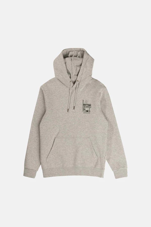 Rhythm Siesta Fleece Hood - Grey Heather