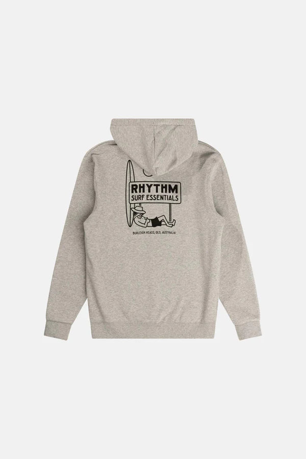 Rhythm Siesta Fleece Hood - Grey Heather