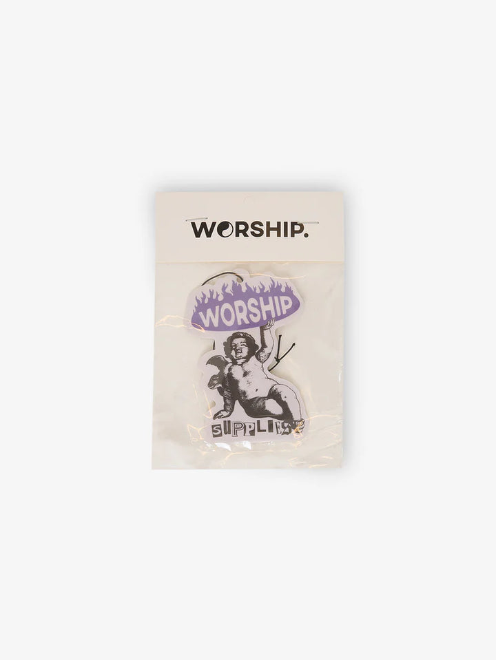 Worship Supplies Hold Up Car Freshener - White