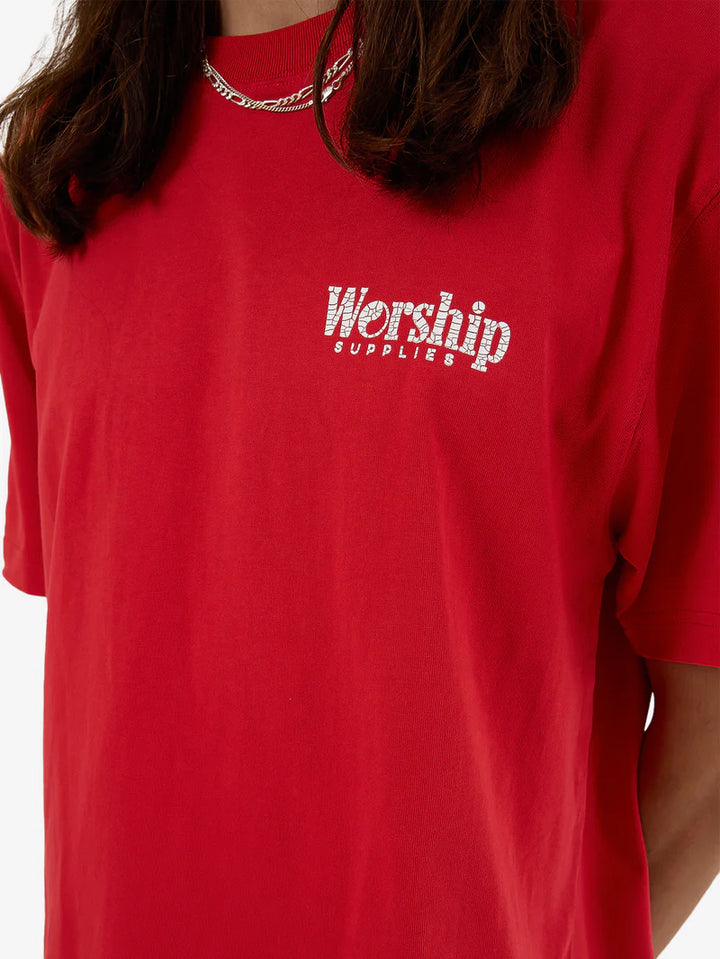 Worship Supplies Smoko Tee - Lucky Red