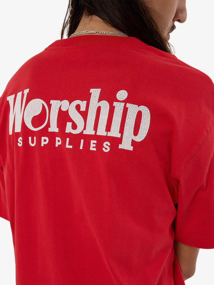 Worship Supplies Smoko Tee - Lucky Red