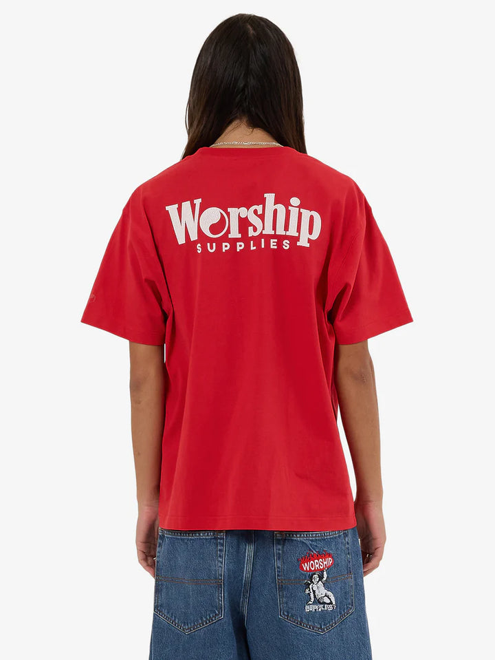 Worship Supplies Smoko Tee - Lucky Red