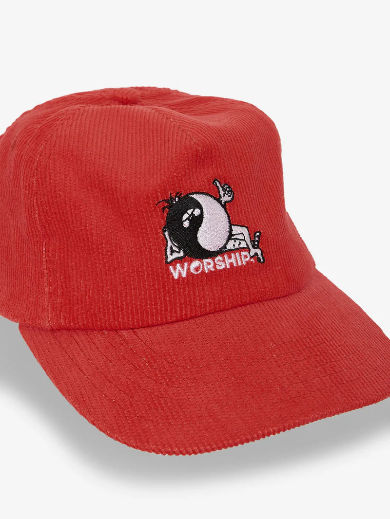 Worship Supplies Get Fuzzed 5 Panel Hat - Lucky Red