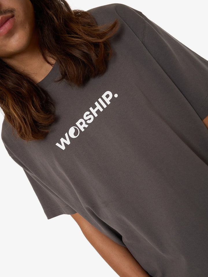 Worship Supplies Core Logo Tee - Worn Black