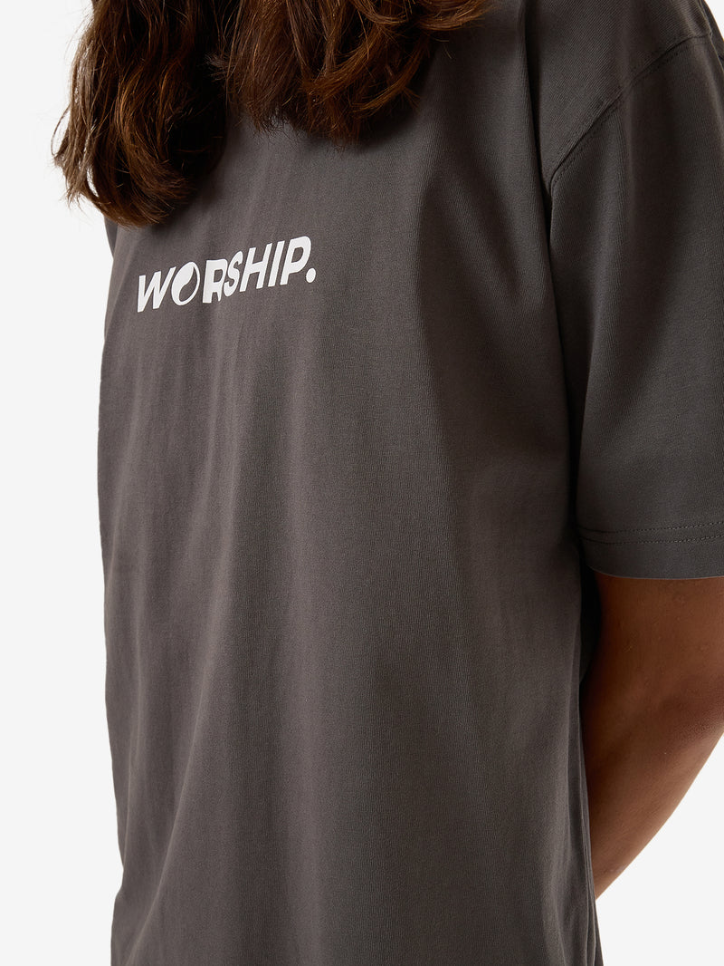 Worship Supplies Core Logo Tee - Worn Black