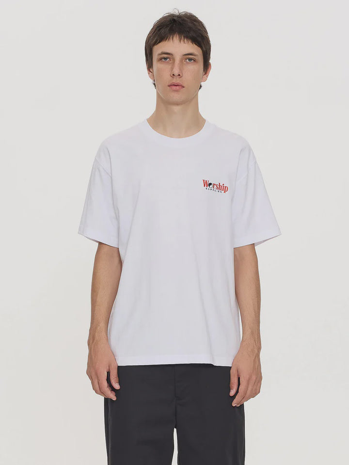 Worship Supplies Core Smoko Tee-White