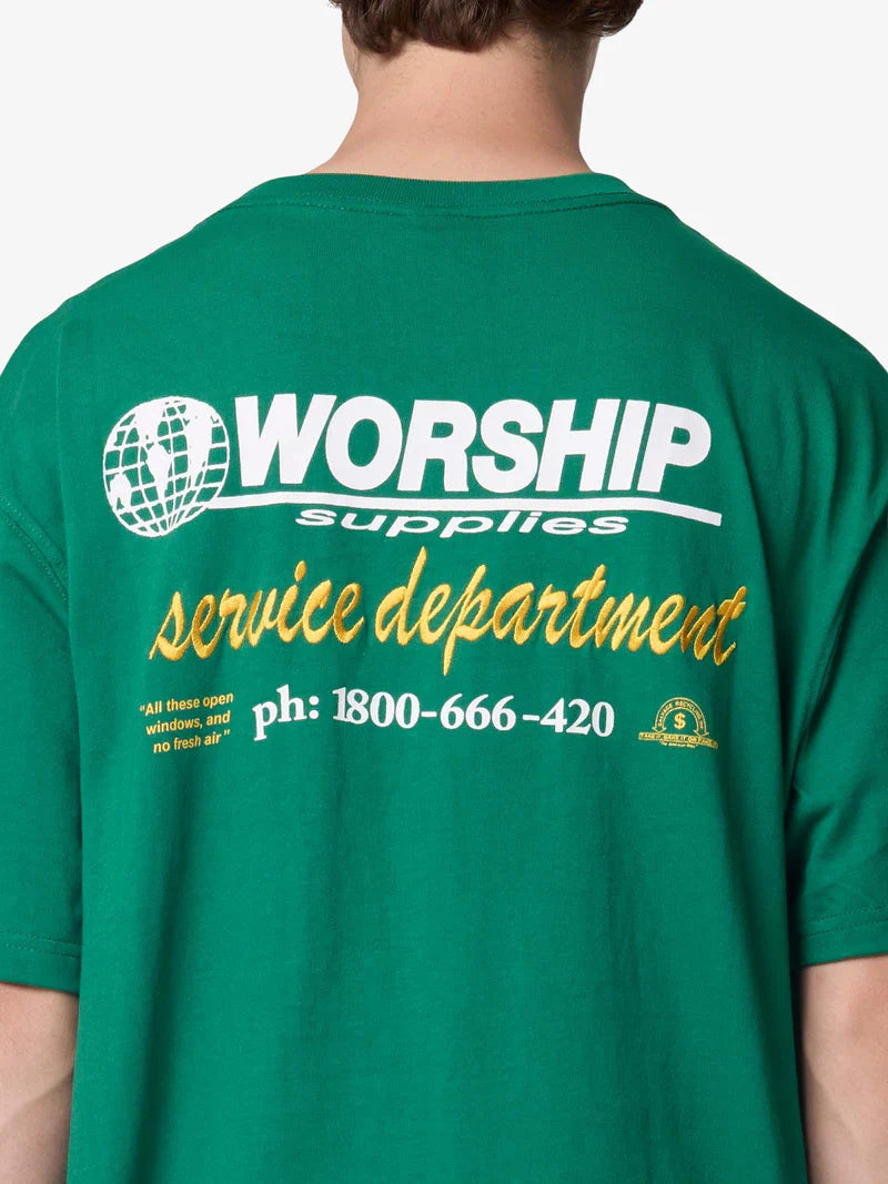 Worship Supplies Service Tee-Verdant
