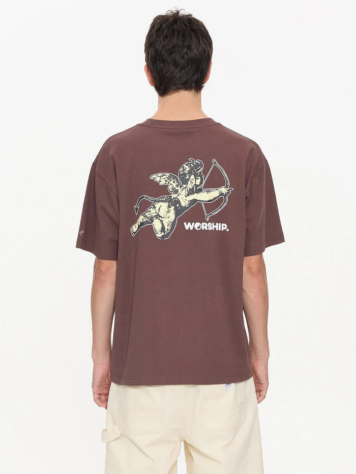 Worship Supplies Cherub Tee-Dark Choc