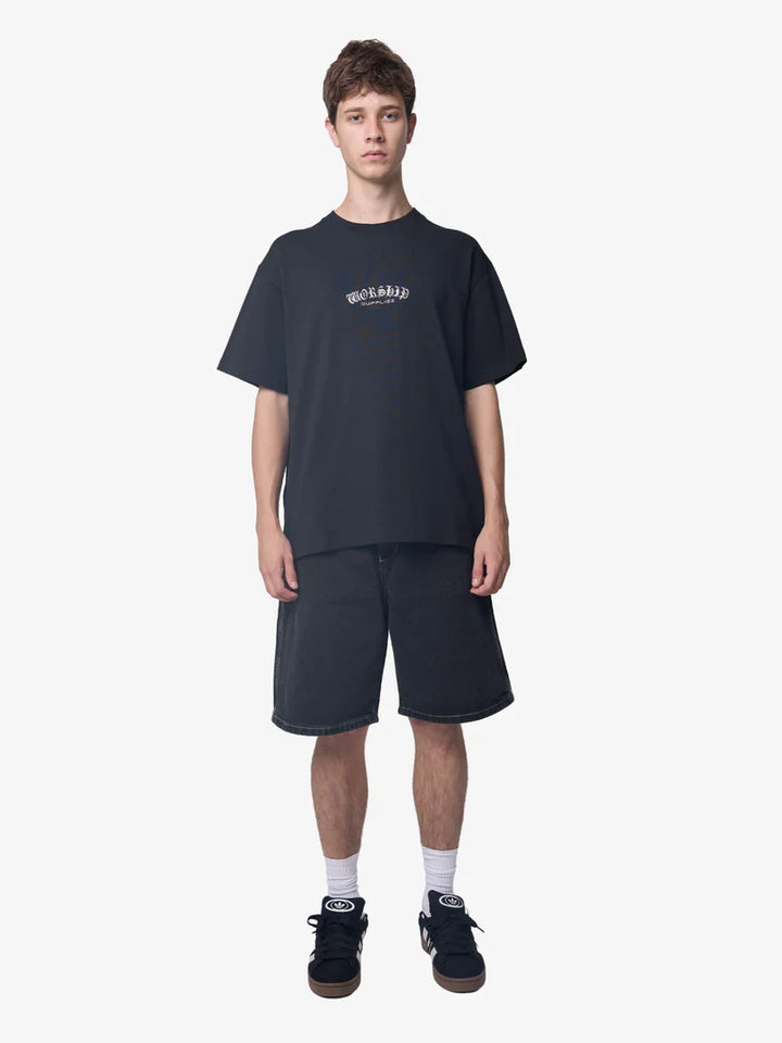 Worship Supplies Frequency Tee-Black