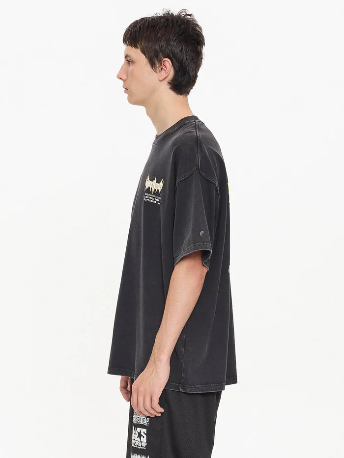 Worship Supplies Pile Up Oversize Tee-Black