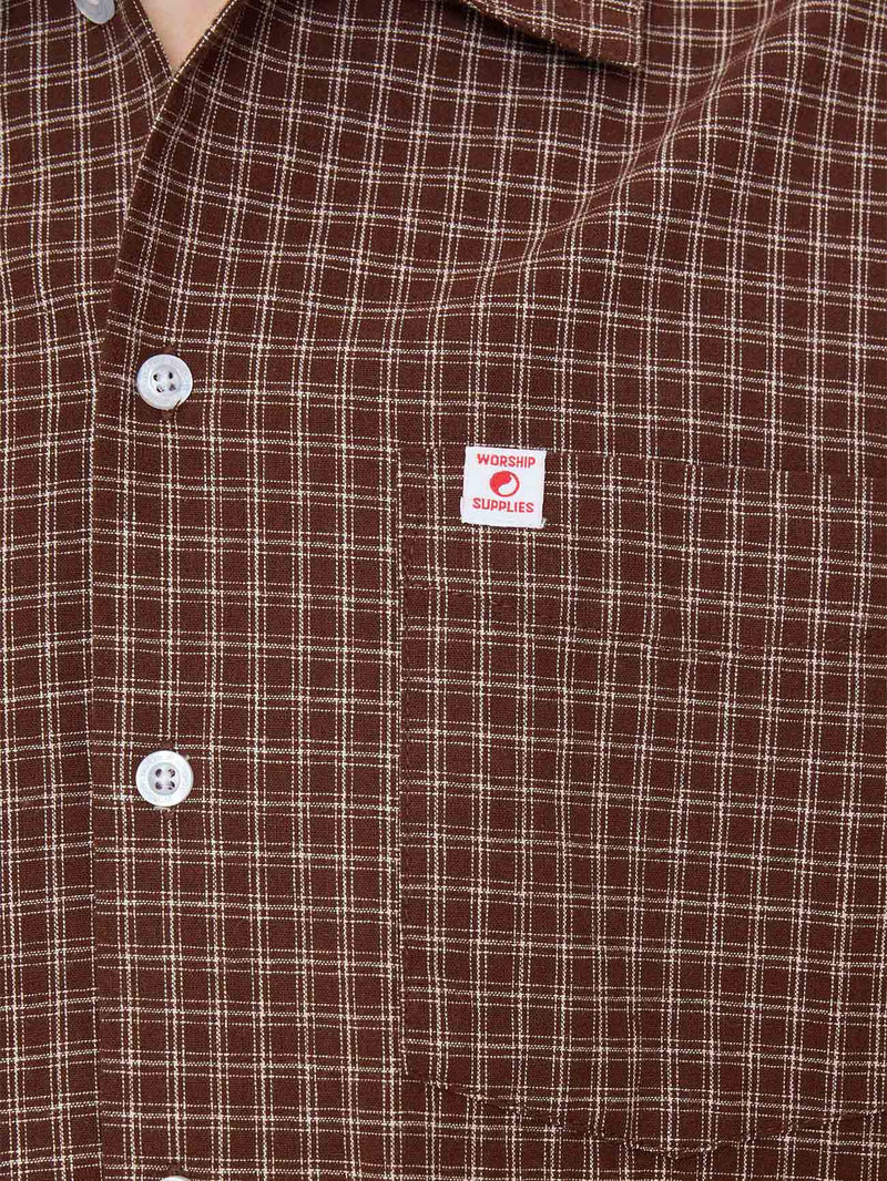 Worship Supplies Cherub Short Sleeve Shirt-Brown