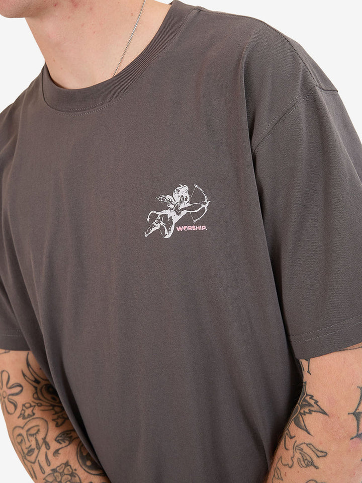 Worship Supplies Cherub Tee - Worn Black