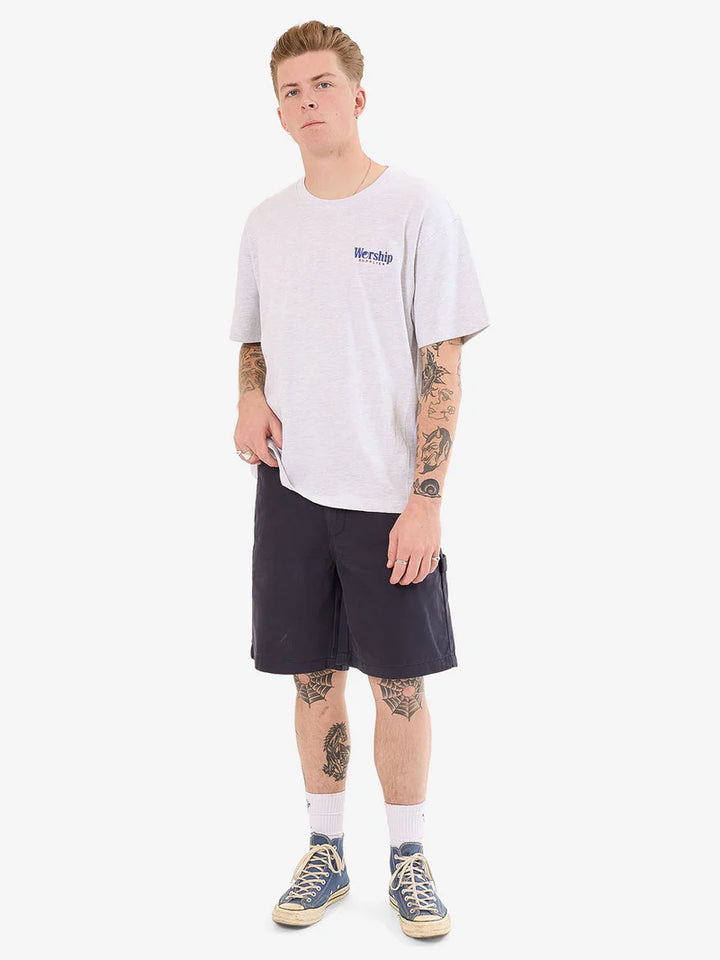 Worship Supplies Smoko Tee - Snow Marle