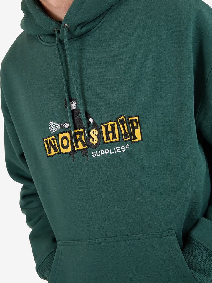 Worship Supplies Don't Get Caught Hood - Bistro Green