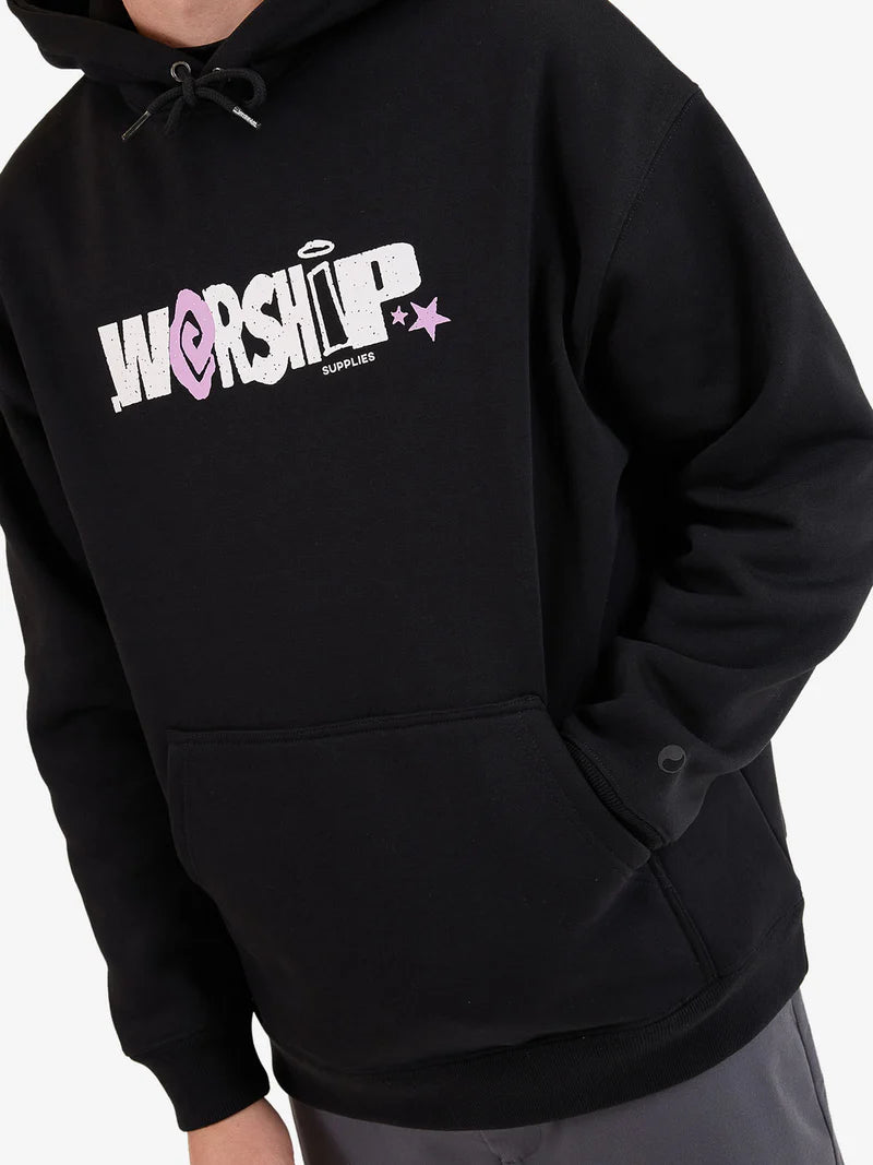 Worship Supplies Chico Pull Over Hood - Black