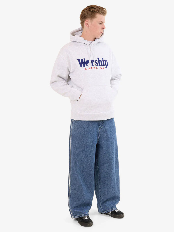 Worship Supplies Smoko Fleece Hood - Snow Marle