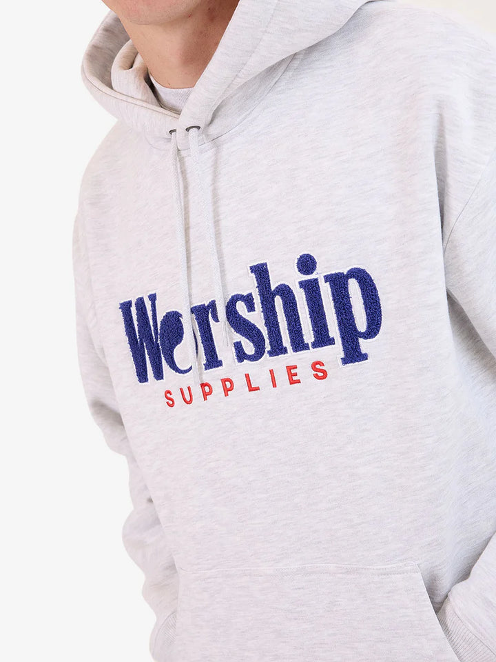 Worship Supplies Smoko Fleece Hood - Snow Marle